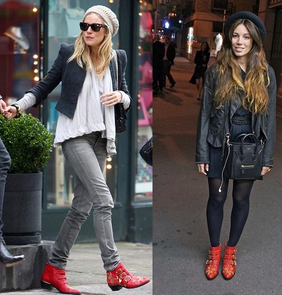 Botines Suzanne de Chloé y sus clones