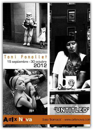 Cartel exposición Toni Fonollet