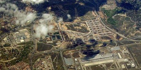 Aerial photograph of Valdebebas, Madrid, taken in March, 2011. Photo: Wikimedia Commons