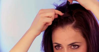 Cómo hacer una trenza de raiz en el flequillo