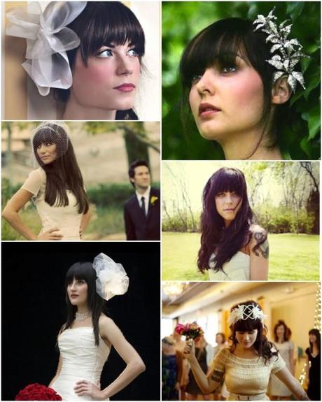 brides with bangs