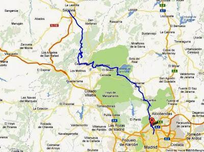Próximo RETO: 100 km Madrid - Segovia