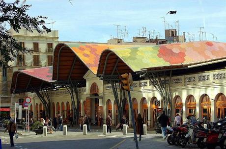 Mercado de Santa Caterina en Barcelona - foto por Montse Poch - clic para ver original en  flickr