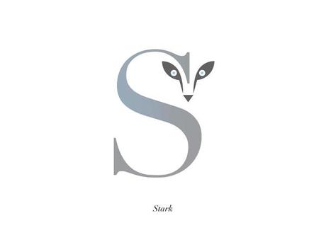 La tipografía de todos los clanes para el abcedario de 