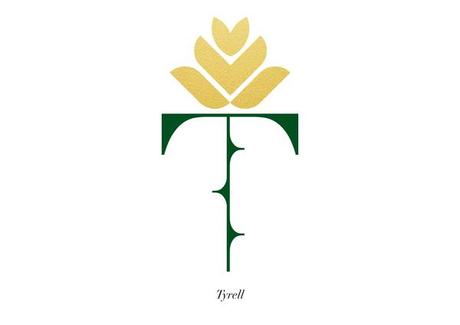 La tipografía de todos los clanes para el abcedario de 