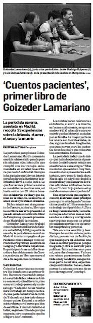 Cuentos pacientes en la radio y en los periódicos