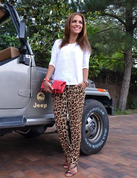 Leopard pants **Look**