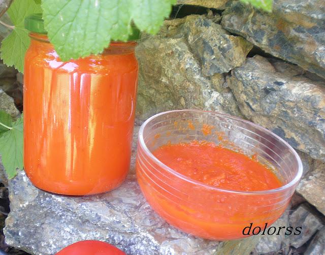 Tomate frito casero  (Uso directo, conserva o  congelación)