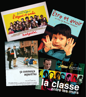 CINEFÓRUM DE SOBREMESA (porque el cine nos alimenta...)Hoy: Cuatro acercamientos del cine francés al aula ,('La piel dura', 'Hoy empieza todo', 'Ser y tener', 'La clase' )