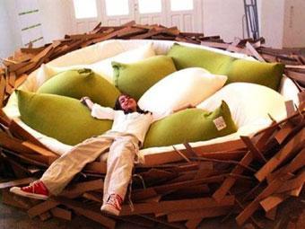 Una gran cama para los peques