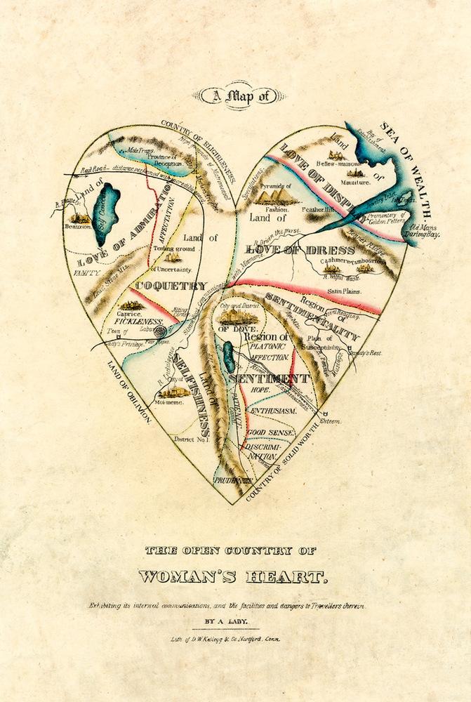 Mapa del corazón femenino