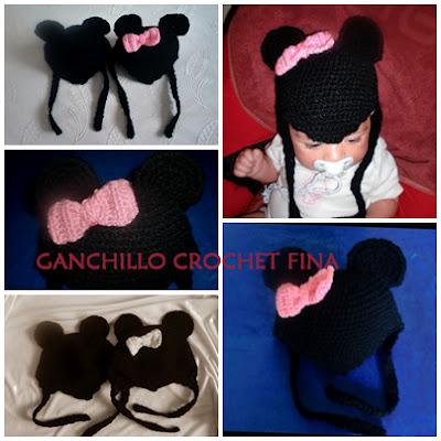 GORRITOS A CROCHET