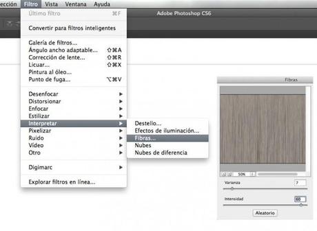 Crear textura de madera con Photoshop Cs6