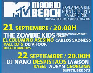 Horarios para MTV Beach