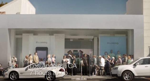 Samsung se burla de las colas de espera del iPhone5 en su nuevo anuncio