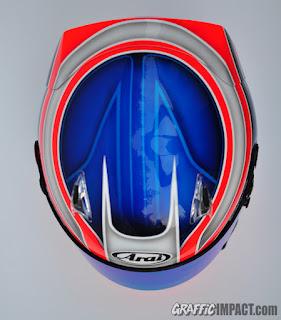 Aerografia en Casco de Karting, Arai sk6