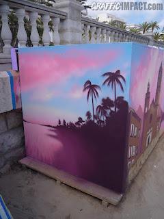 Decoración de chiringuito en la Playa de Sitges