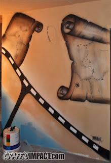 Murales interiores en el chiquipark Pirata party (part 2)