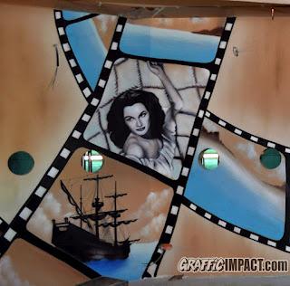 Murales interiores en el chiquipark Pirata party (part 2)