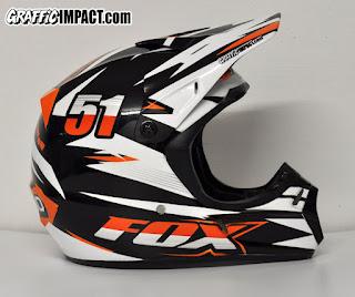 personalización de casco para el piloto Sergio Castro #51