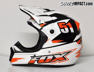 personalización de casco para el piloto Sergio Castro #51