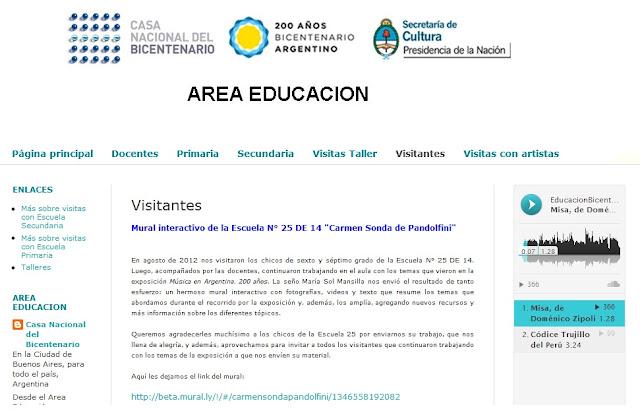 Los chicos de la 25 visitan la Casa del Bicentenario