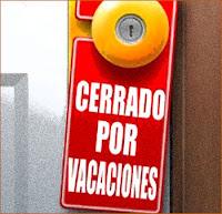 Cerrado por vacaciones