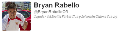 Twitter de futbolistas del Sevilla FC