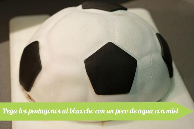 Tarta de Fútbol, un tutorial en imágenes