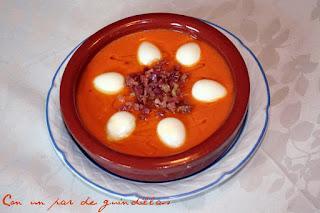 Vuestras cocinas: Salmorejo cordobés (Paco y Esther)