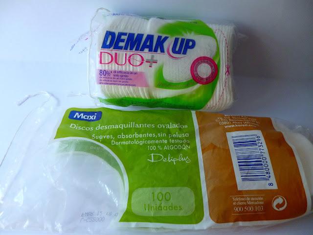 Discos desmaquillantes Deliplus vs Demak'Up