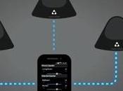 Altavoces Phorus receptor controlados móvil Android