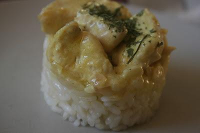 Pollo con Curry para los niños y los mayores