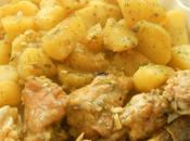 Pollo cacerola patatas