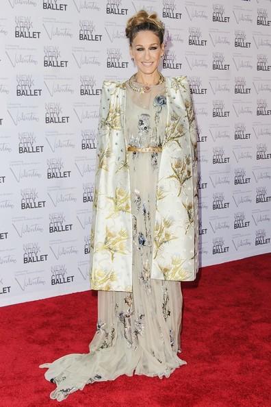 Sarah Jessica Parker  at the New York City Ballet's Fall Gala red carpet.