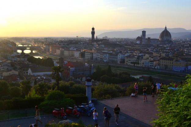 Atardecer en Florencia