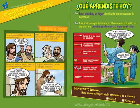 EVANGELIO DOMINICAL EN CÓMIC: 23 de Setiembre del 2012