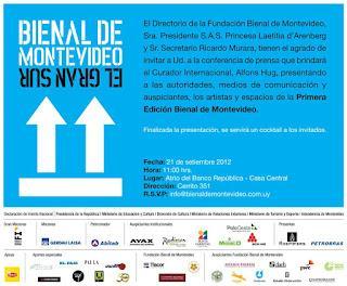 :: 1ª Bienal de Montevideo, el Gran Sur ::