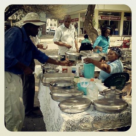 comidacallejera en Gaborone,Botswana Gaborone, la capital de Botswana