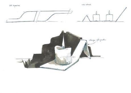 A-cero In Nuevos diseños A-cero In: soportes para velas y bandeja de acero pulido