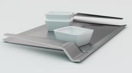 A-cero In Nuevos diseños A-cero In: soportes para velas y bandeja de acero pulido