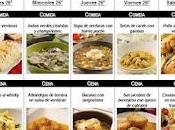 SEMANA Menú mensual Septiembre 2012