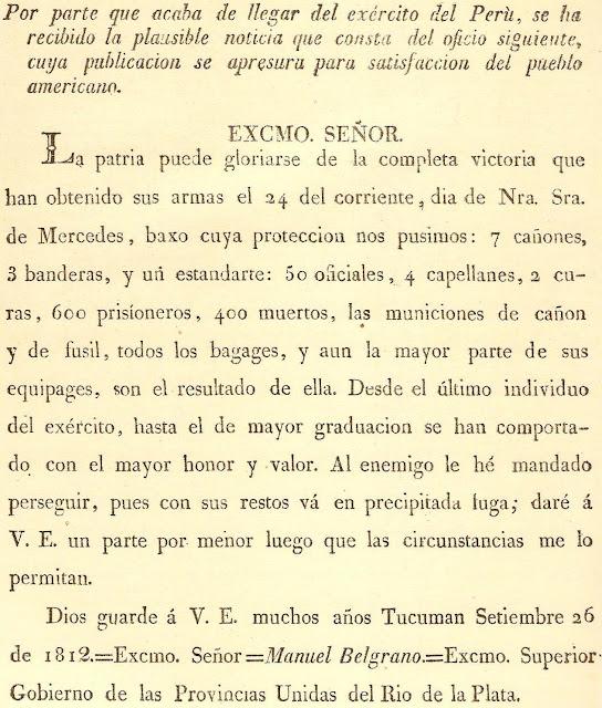 24 de Septiembre: Batalla de Tucumán