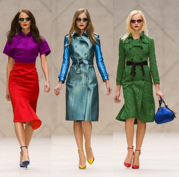 DESFILE BURBERRY S/S 2013 LABIOS ROJOS Y MAQUILLAJE NATURAL