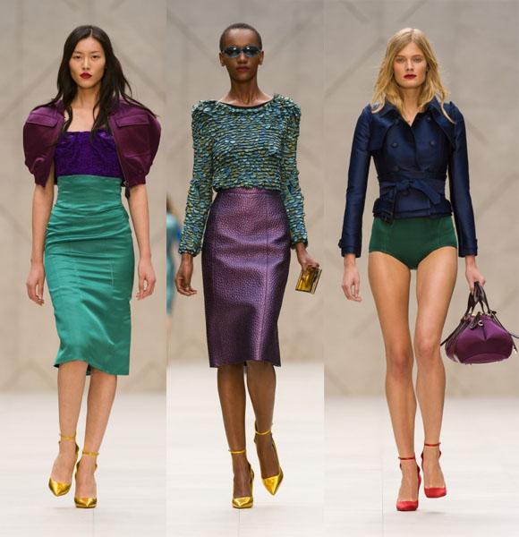 DESFILE BURBERRY S/S 2013 LABIOS ROJOS Y MAQUILLAJE NATURAL