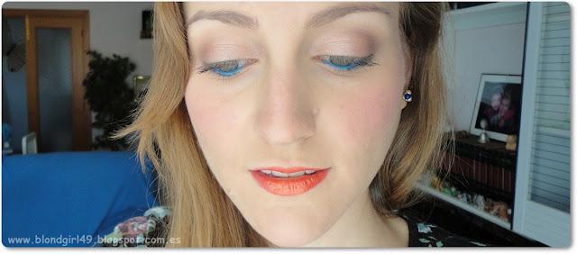 Look de maquillaje: orange lips