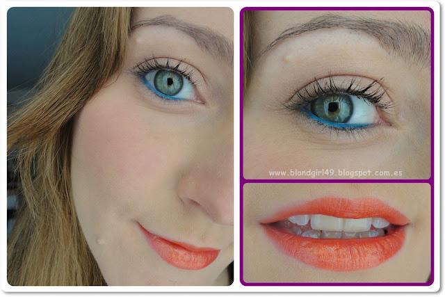 Look de maquillaje: orange lips