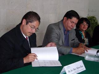Signan convenio de colaboración Conalep Michoacán  y CLUSTERTIM