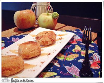 Nuggets de manzana y crema