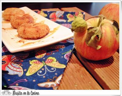 Nuggets de manzana y crema